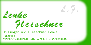 lenke fleischner business card